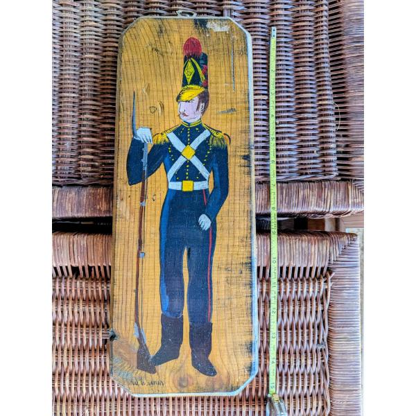 Wood Toy Soldier Wall Hanging 15'X6'