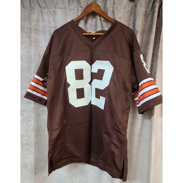 Signed Ozzie Newsome Cleveland Browns #82 Size XL Jersey 