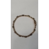 Image 2 : Lovely Sterling Silver Gold-Plated 7" Tennis Bracelet  & Matching Ring - Weight: 13.0g