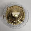 Image 2 : Vintage Lamplight Farms #330 Ellipse Clear Glass Kerosene Oil Lamp