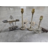 Image 1 : Collection Of Four Elegant Vintage Table Lamps