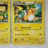 Image 2 : Two Vintage Pokemon Trading Cards ~ Pikachu & Raichu Matching Trading Cards 