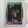 Image 2 : Two Basketball Trading Cards: Karl Malone & Michael Jordan + Karl Malone