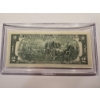 Image 3 : 2003 United States Jefferson LOUISIANA $2.00 Bill In Hard Case Holder - Mint Condition - RARE