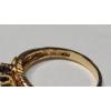 Image 10 : Lovely Sterling Silver Gold-Plated 7" Tennis Bracelet  & Matching Ring - Weight: 13.0g
