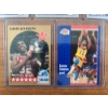 Image 3 : Lot of 5 Assorted Earvin Johnson Basketball Cards - NBA Hoops & Fleer