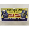 Image 1 :  Morton's Salt Metal Advertising Sign - 19" X 10" - Excellent Condition