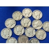 Image 4 : x50 Assorted Year Silver Mercury Dimes in Coin Tube - FV: $5.00