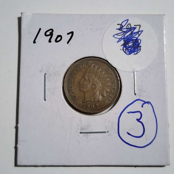 Very Nice United States 1907 Indian Head Penny