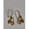 Image 9 : 10K Black Hills Gold Tri-Color Ring (Size 7) & 10K Gold Pair Of Matching Earrings-Total Weight: 4.7g
