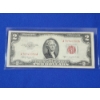 Image 1 : United States Series 1953 C $2 Red Seal Note - Very Fine - In Protective Sleeve