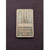 Image 1 : VINTAGE Rare Northwest Territorial Mint 10 Gram .999 Fine Pure Silver Bar - Mint Condition