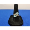 Image 1 : 14K Gold Ring with Blue Gemstones - Size 7.5 - 3.3g