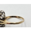 Image 4 : Gorgeous 14K Gold Diamond Cocktail Ring - Size 6 - Total Weight: 4.5g