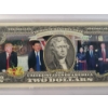Image 25 : The Bradford Exchange Mint President Donald Trump $2 Note Collection In 16" x 9" Wooden Case