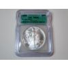 Image 1 : ICG Graded MS65 1994 American Silver Eagle - 1 oz .999 Fine Silver 