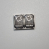 Image 2 : x2 Valcambi Suisse 1 Gram Fine Pure .999 Silver Bars - 2g Fine Silver Total