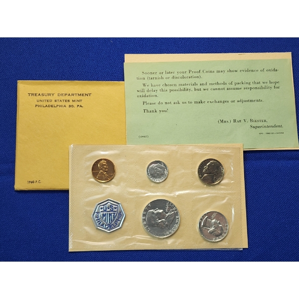 1960 United States Mint Silver Proof Set with Original Package