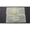 Image 2 : Series 1957 $1 Silver Certificate & Series 1957A $1 Silver Certificate - Face Value: $2.00