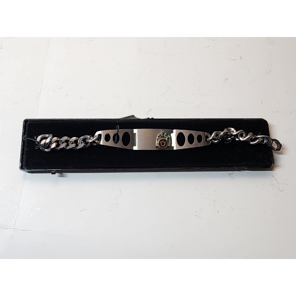 Spidel Stainless Steel Men's ID Chain Link Bracelet