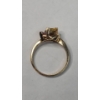 Image 4 : Women's 10K Yellow Gold Citrine And Amethyst Bypass Ring - Size 7 - Weight: 2.9g