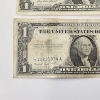 Image 4 : TWO U.S. Blue Seal *STAR NOTES* $1 Silver Certificates - Including **BIRTHDAY NOTE 12-23-1974**