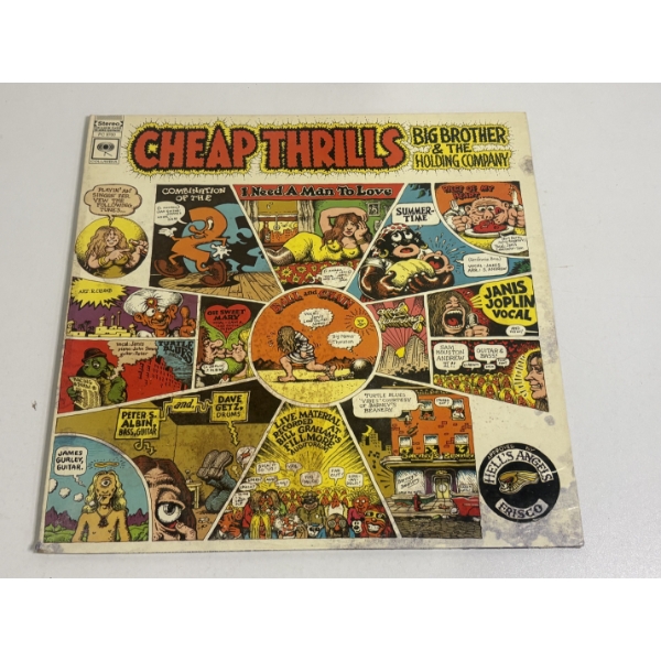 Cheap Thrills Record - Big Brother & the Holding Company - Ball and Chain Etc. - Approved by Hell's 