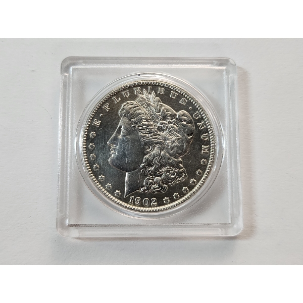 Stunning Better-Date 1902-O 90% Silver Morgan Dollar in Protective Case