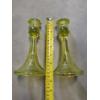 Image 6 : *Pick Up At Mantua Home-No Shipping Available* Amazing Pair Of Vintage Vaseline Glass Candlesticks I