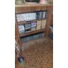 Image 3 : Wooden Folding Doors Cabinet - DVDs CDs Storage Includes All Contents