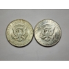 Image 4 : Two 90% Silver Kennedy Half Dollars - $1.00 Face Value