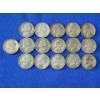 Image 1 : Lot of 16 Jefferson Wartime Nickels - 35% U.S. Silver - Face Value: $0.80