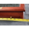 Image 10 : Nice Wooden Collectors Display Box With Viewing Window For Complete Proof Golden Dollars Collection