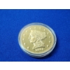 Image 2 : REPLICA Gold-Tone 1841 $2.50 Gold Liberty Head - Copy Coin in Capsule