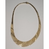 Image 3 : 14K Yellow Gold 16.5" Cleopatra-style Statement Collar Necklace - Weight: 30.5g