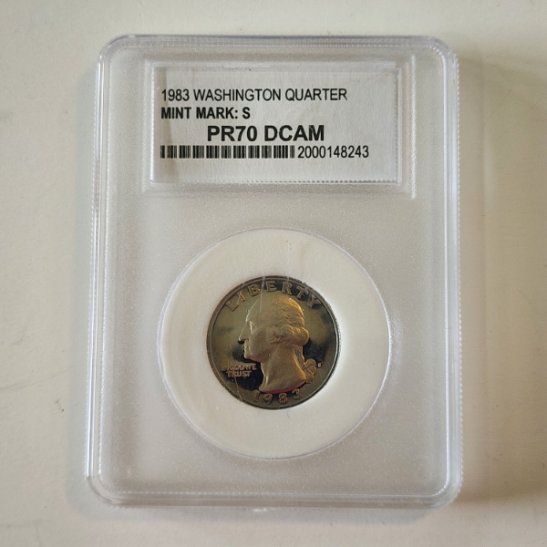 1983-S U.S. Washington Quarter PCC PR70DCAM