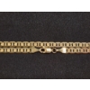 Image 2 : 10K Gold Italian Marina Link Chain Necklace 24" Total Weight: 13.1g