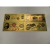 Image 1 : 4 - Limited Edition U.S. Gold Foil Bills Including $10 Buffalo Note