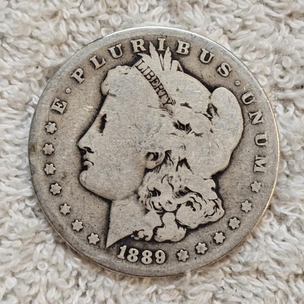 90% Silver 1889 Morgan Silver Dollar AFV $1.00