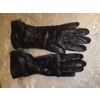 Image 2 : New With Tags Black Leather Ladies Gloves With Zipper Detail