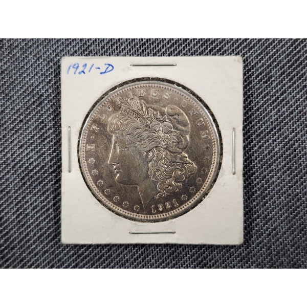 1921-D Silver Morgan Dollar