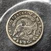 Image 2 : Rare 1836 Capped Bust 13 Star Silver (5c) Half Dime - See Pictures