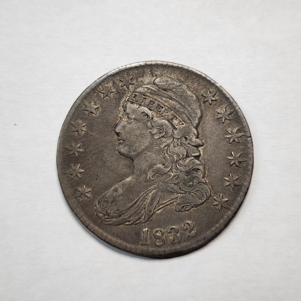 1832 U.S. Capped Bust Silver Half Dollar - Large Letters