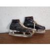 Image 1 : Vintage Leather Ice Skates 