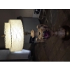 Image 3 : Gorgeous Purple Flower Vase Style Lamp - Works