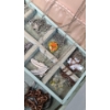 Image 6 : Assorted Lot Of Costume Jewelry In Beautiful Mint Colored Jewelry Box