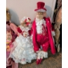 Image 2 : High End Dolls, Mice Couple, Ornaments, & Beautiful 28" Rabbit Couple