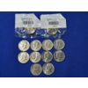 Image 1 : Lot of 12 Assorted Years Kennedy Half Dollars - Including Uncirculated 2005-P & 2005-D FV: $6.00