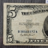 Image 2 : Nice 1953 United States Blue Seal Silver Certificate Note