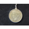 Image 2 : 1926 Silver Peace Dollar Coin on 13in Chain